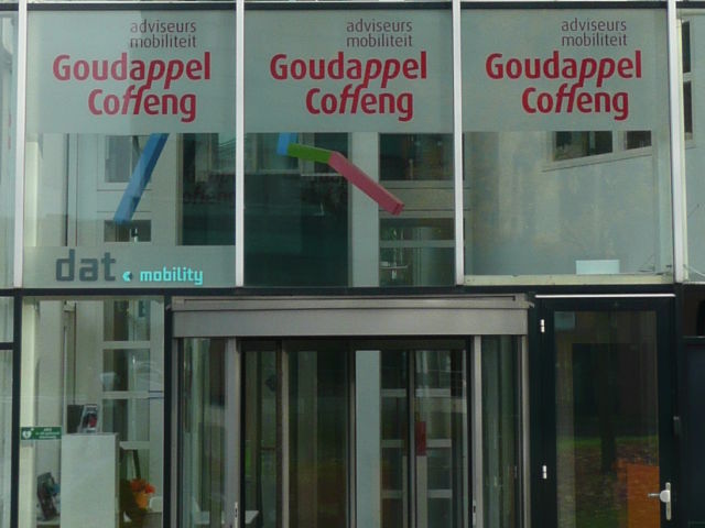 Gevelbelettering Goudappel Coffeng
