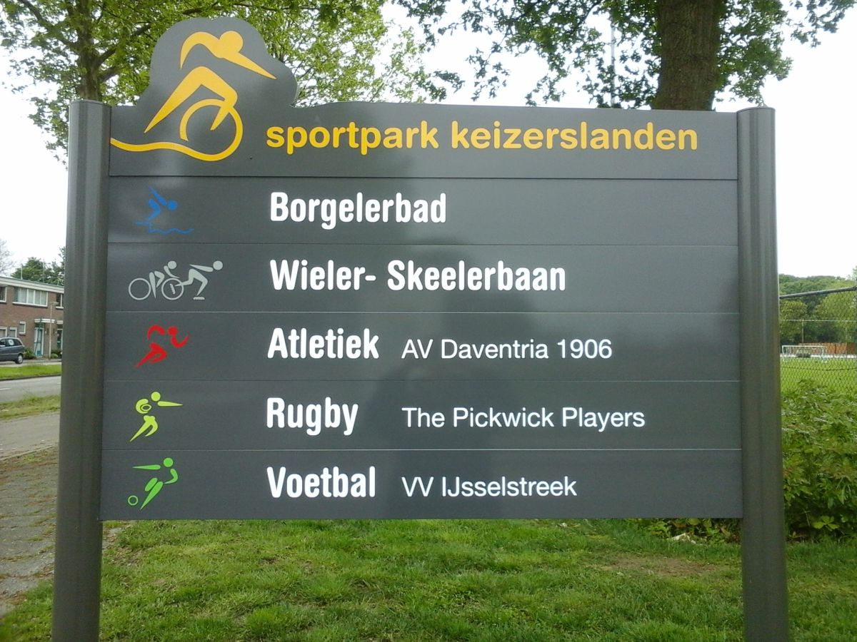 Bord Sportpark Keizerslanden